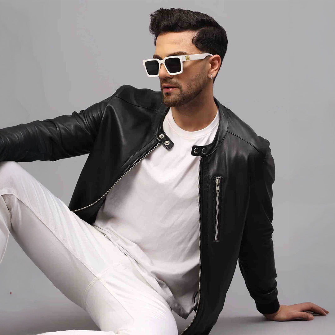 Mens Fashion Leather Jacket Style Guide Saint Amorino Black