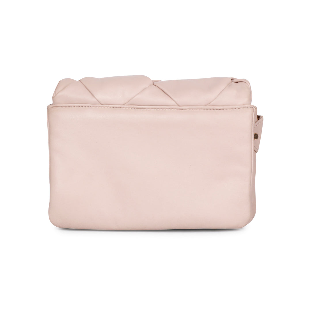 Kate Pink Blush Leather handcrafted Cross Body Sling Bags