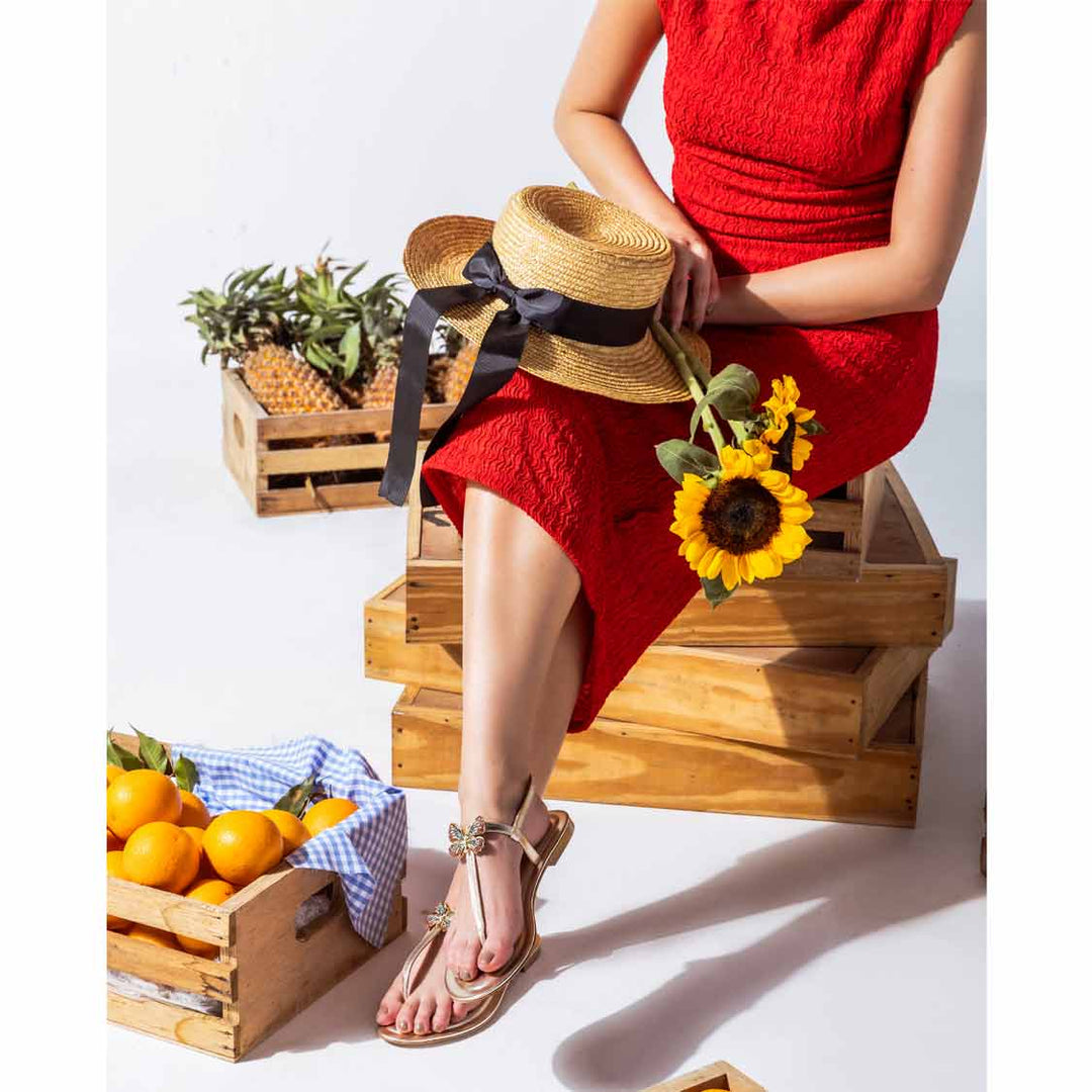 Summer Luxe: How Embellished Flat Sandals Can Transform Your Wardrobe - SaintG Edition