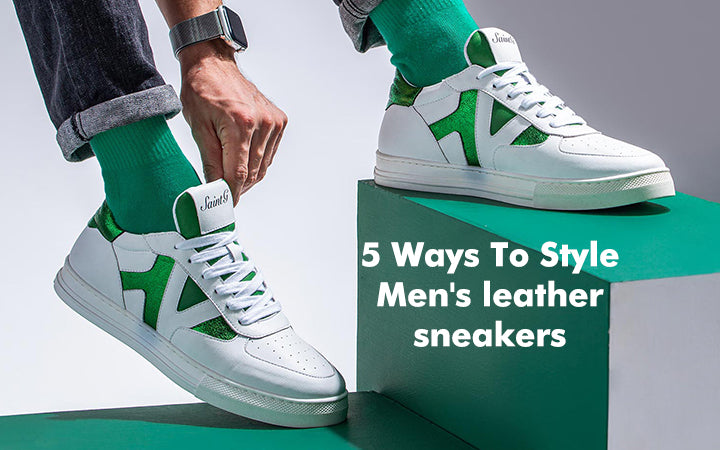 5 ways to style Men's leather sneakers