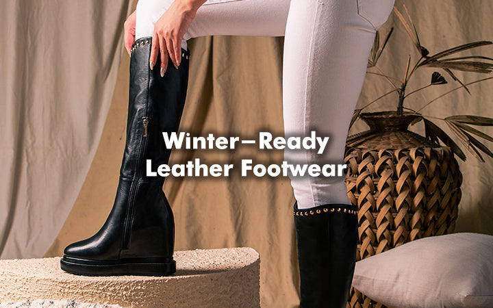 Winter-Ready Leather Footwear