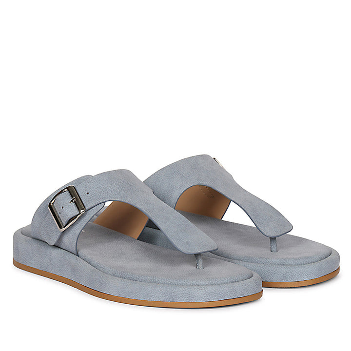 Lirica Blue Flat Sandals