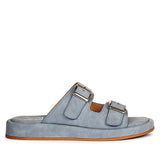 Ivanka Blue Flat Sandals