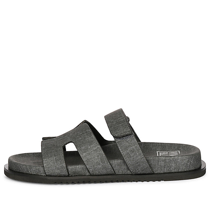 Ivanel Grey Flat Sandals