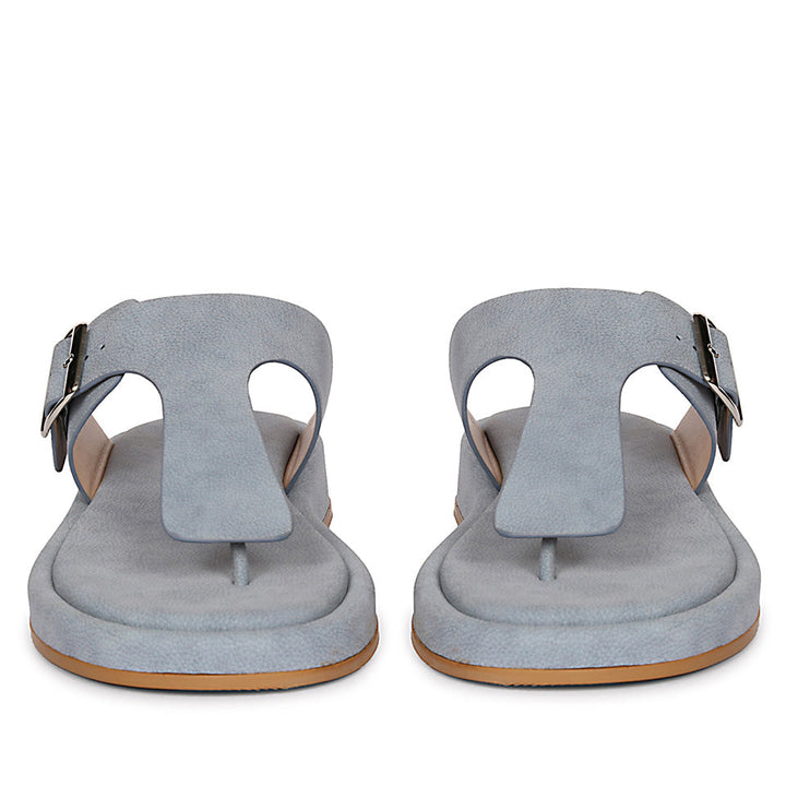Lirica Blue Flat Sandals