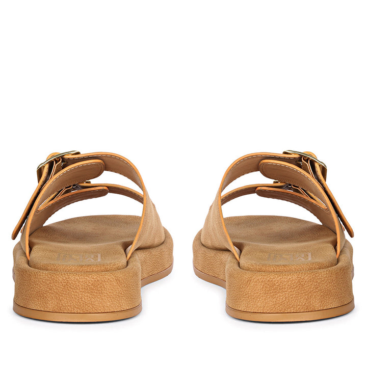 Ivanka Tan Flat Sandals