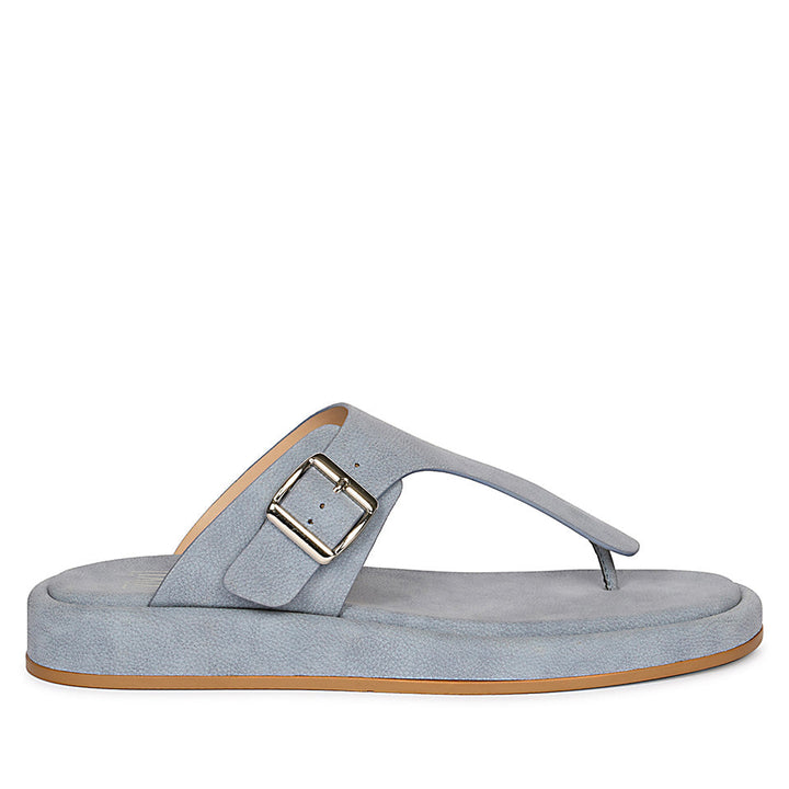 Lirica Blue Flat Sandals