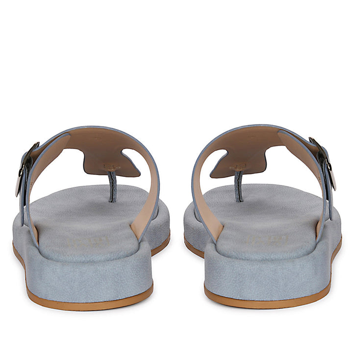 Lirica Blue Flat Sandals