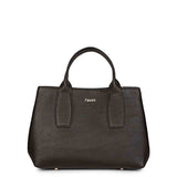 Favore Women Black Leather Satchel Bags