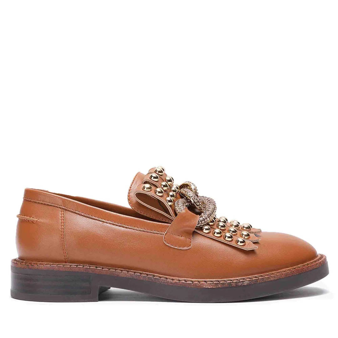 Saint Zoe Cuoio Leather Handcrafted Moccasins