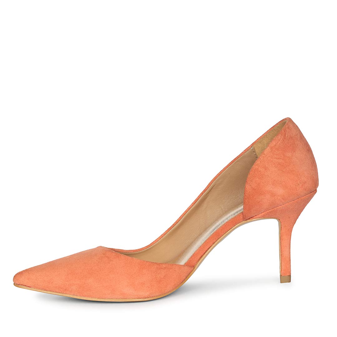 Saint Layla Rose Suede Leather Pumps