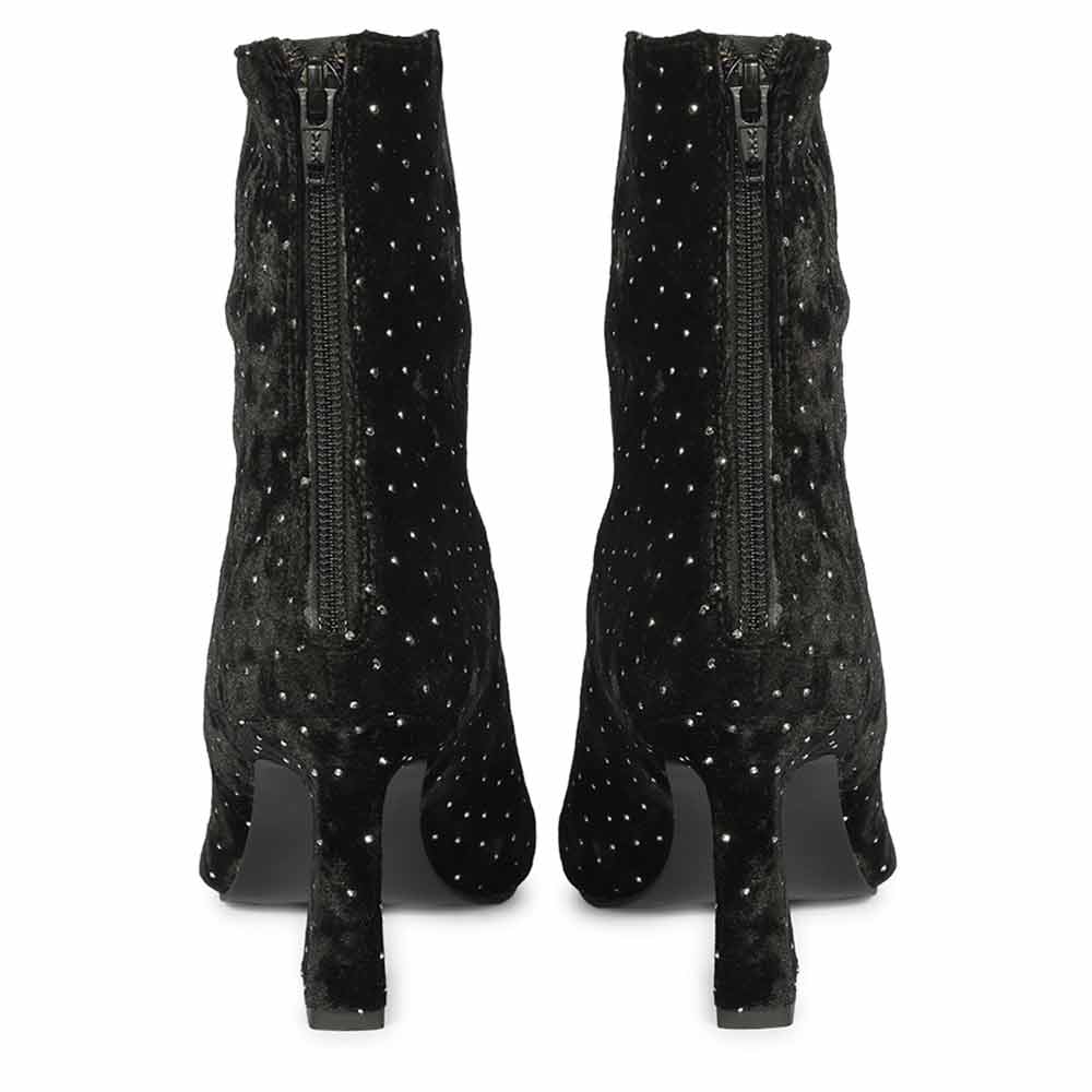 Saint Black Leather Ankle Boots