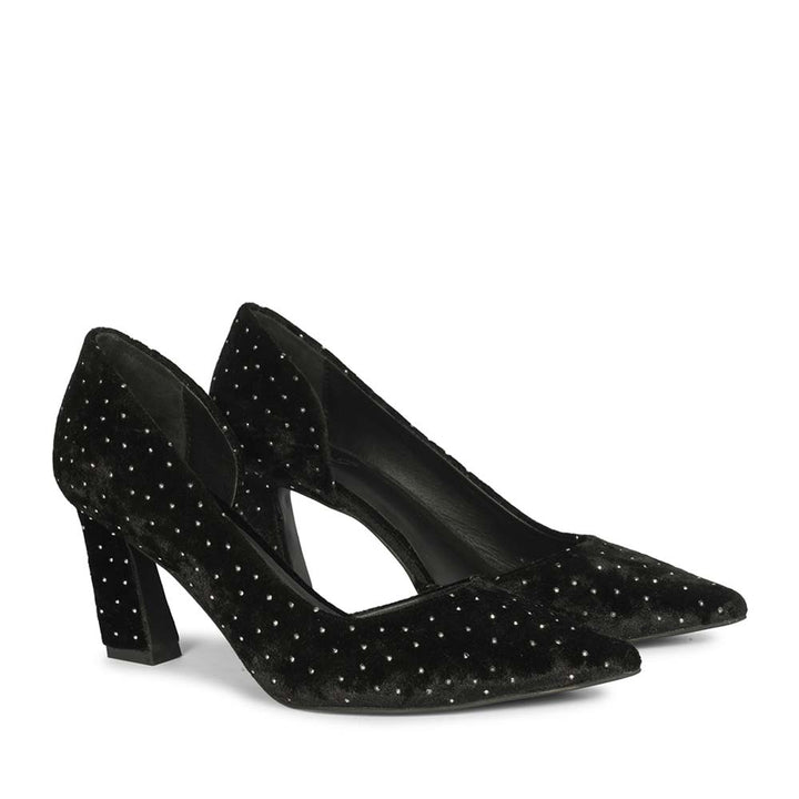 Saint Black Saude Leather Ankle Boots