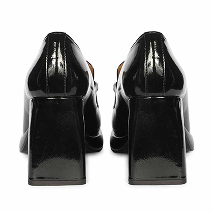 Saint Black Leather Moccasins
