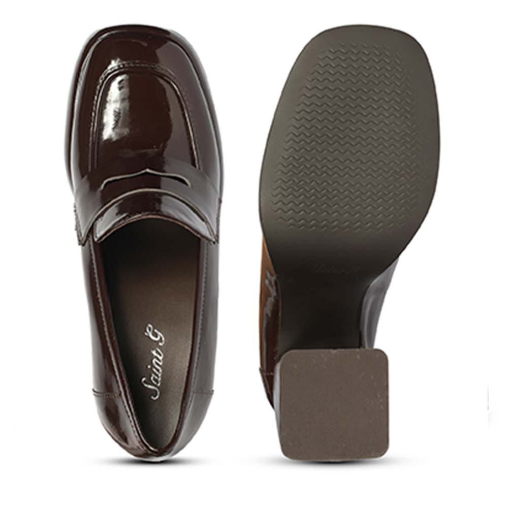 Saint Brown Leather Moccasins