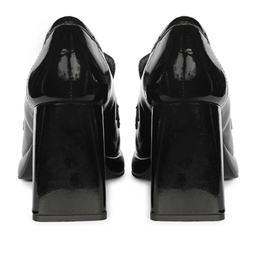 Saint Black Leather Moccasins