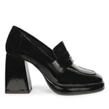 Saint Black Leather Moccasins