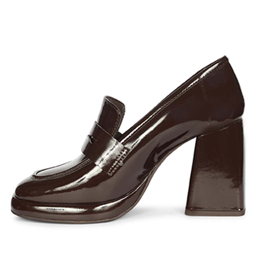 Saint Brown Leather Moccasins