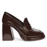 Saint Brown Leather Moccasins