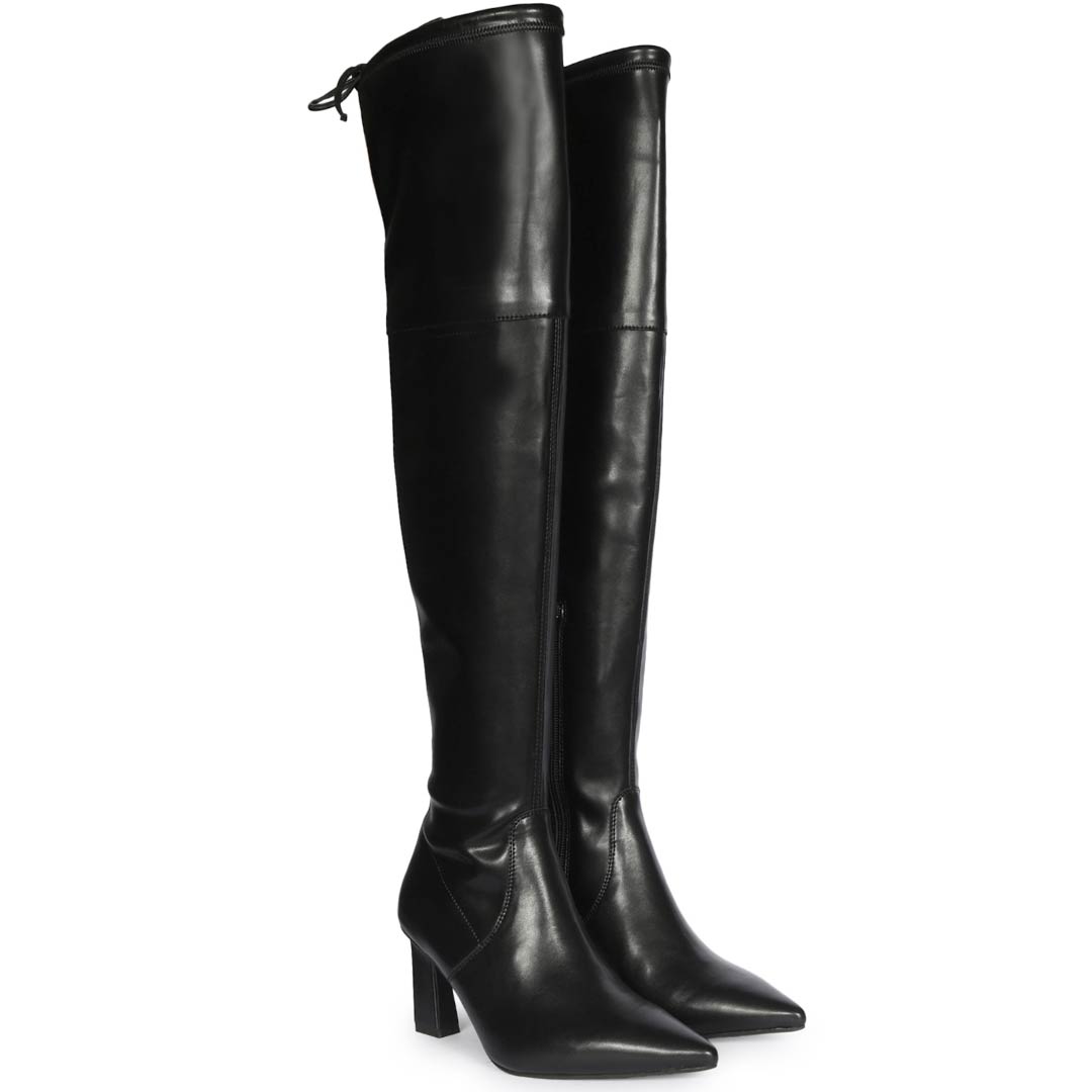 Saint Black Napa Above The Knee Boots