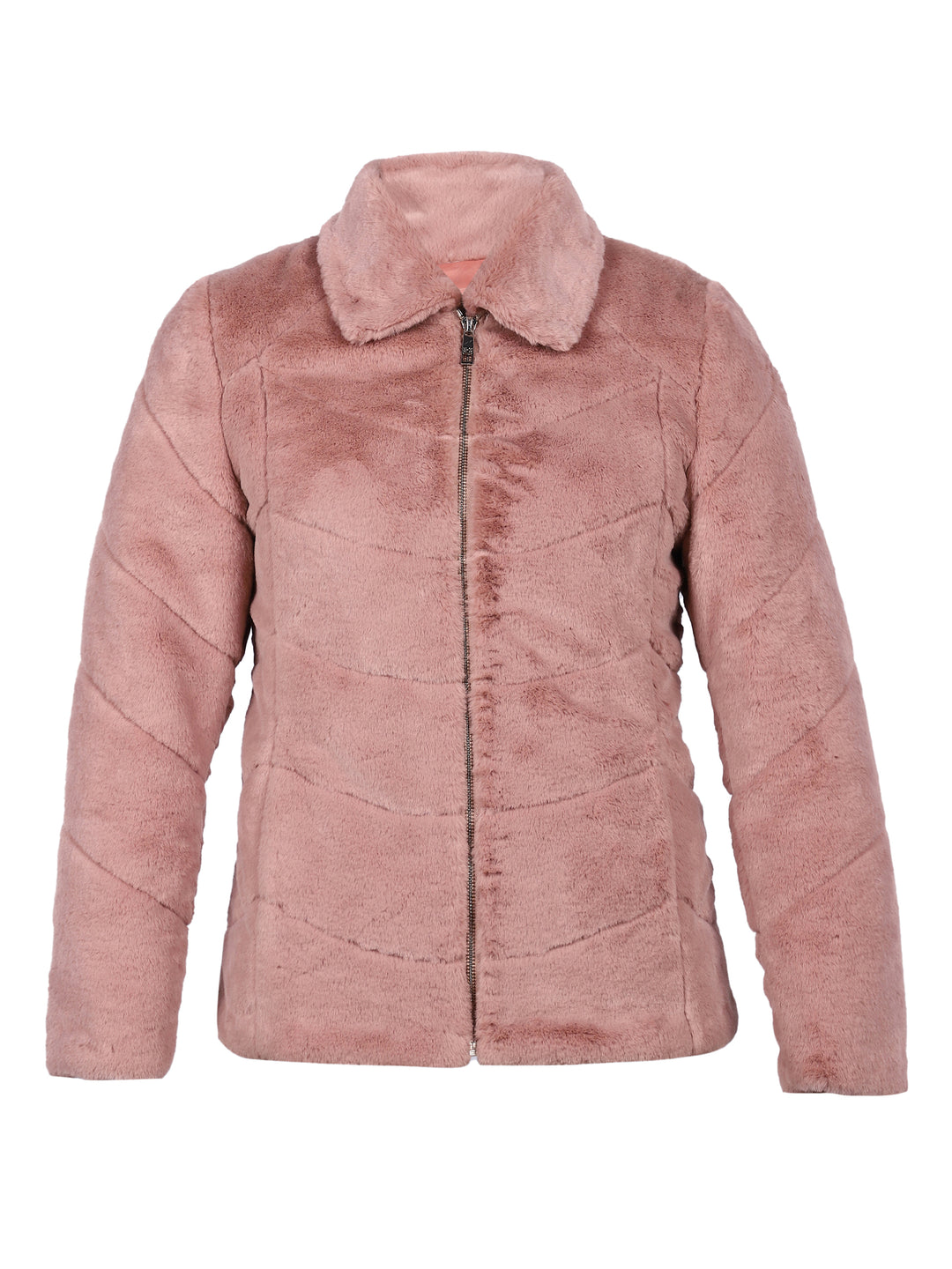 Saint Fernanda Magenta Fur Women's Jackets