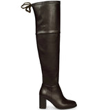 Saint Belinda Brown Stretch Napa Thigh High Boots