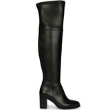 Saint Belinda Black Stretch Napa Thigh High Boots
