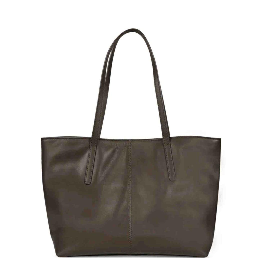 Favore Womens Brown Leather Shoulder Bag