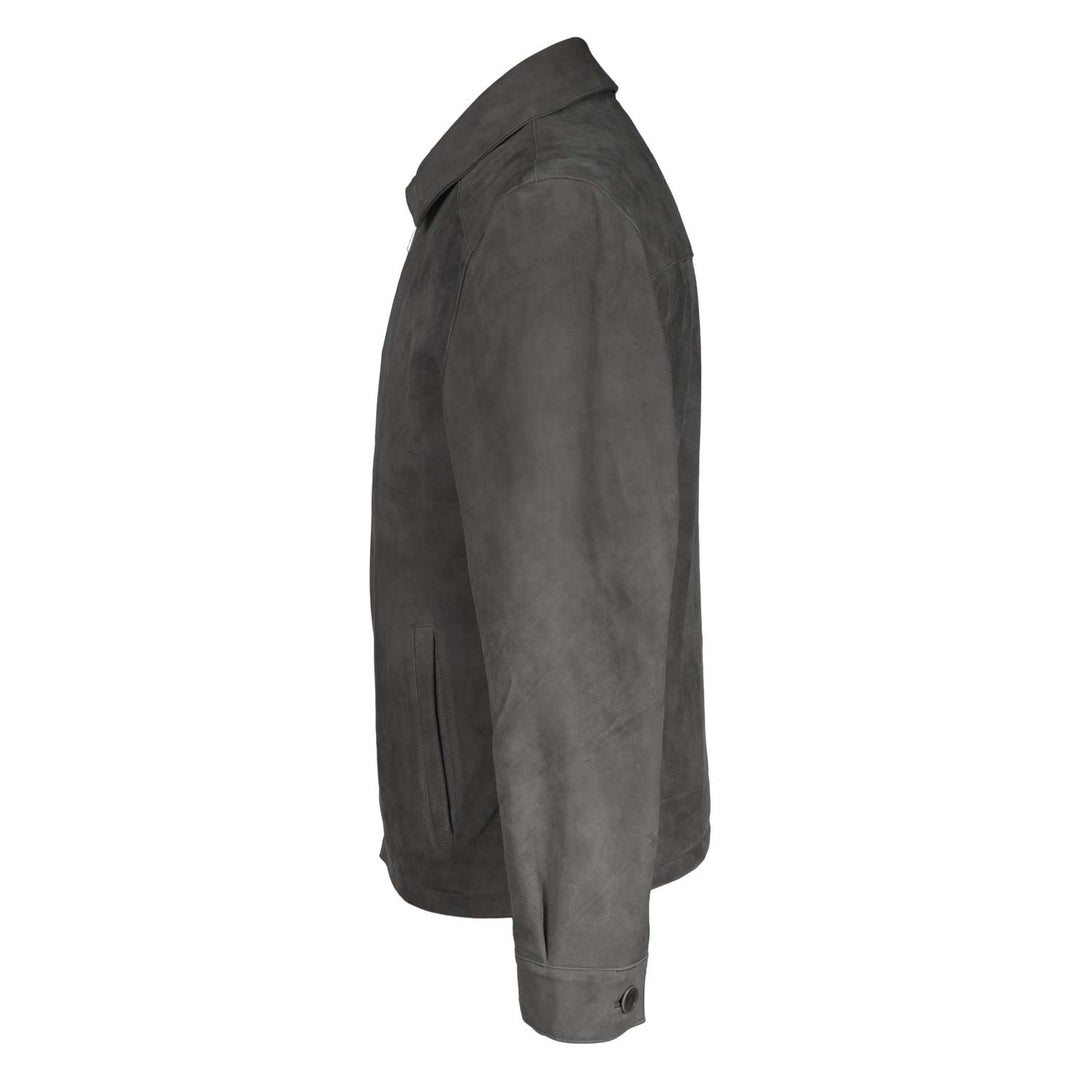 Saint Grey Leather Men's Jackets