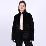 Saint Fernanda Black Fur Women's Jackets
