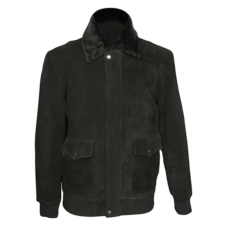 Saint Black Leather Jackets For Men