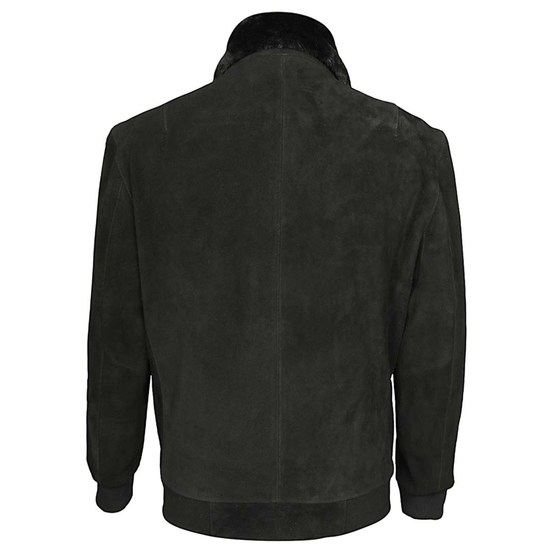 Saint Black Leather Jackets For Men