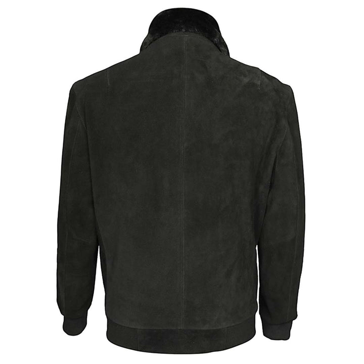 Saint Black Leather Jackets For Men