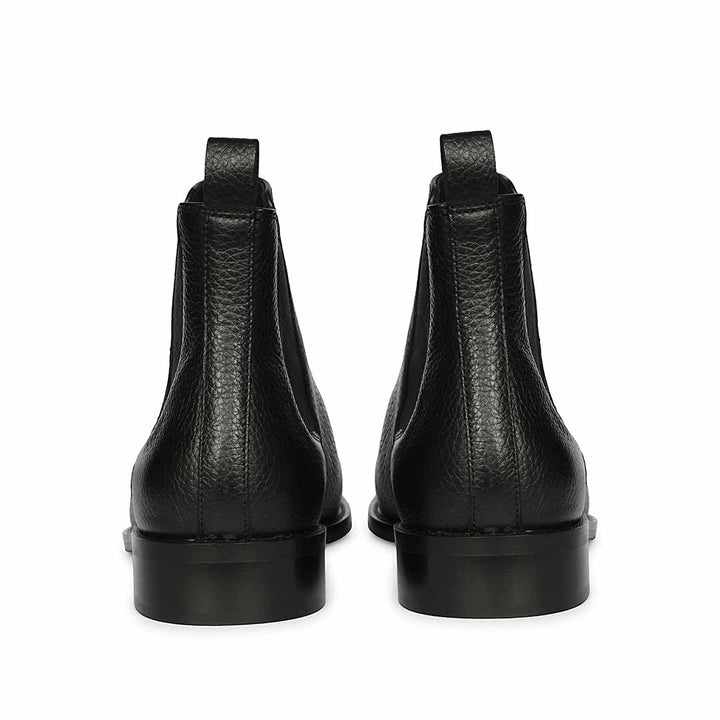 Saint Andrés Black Leather Chelsea Boots