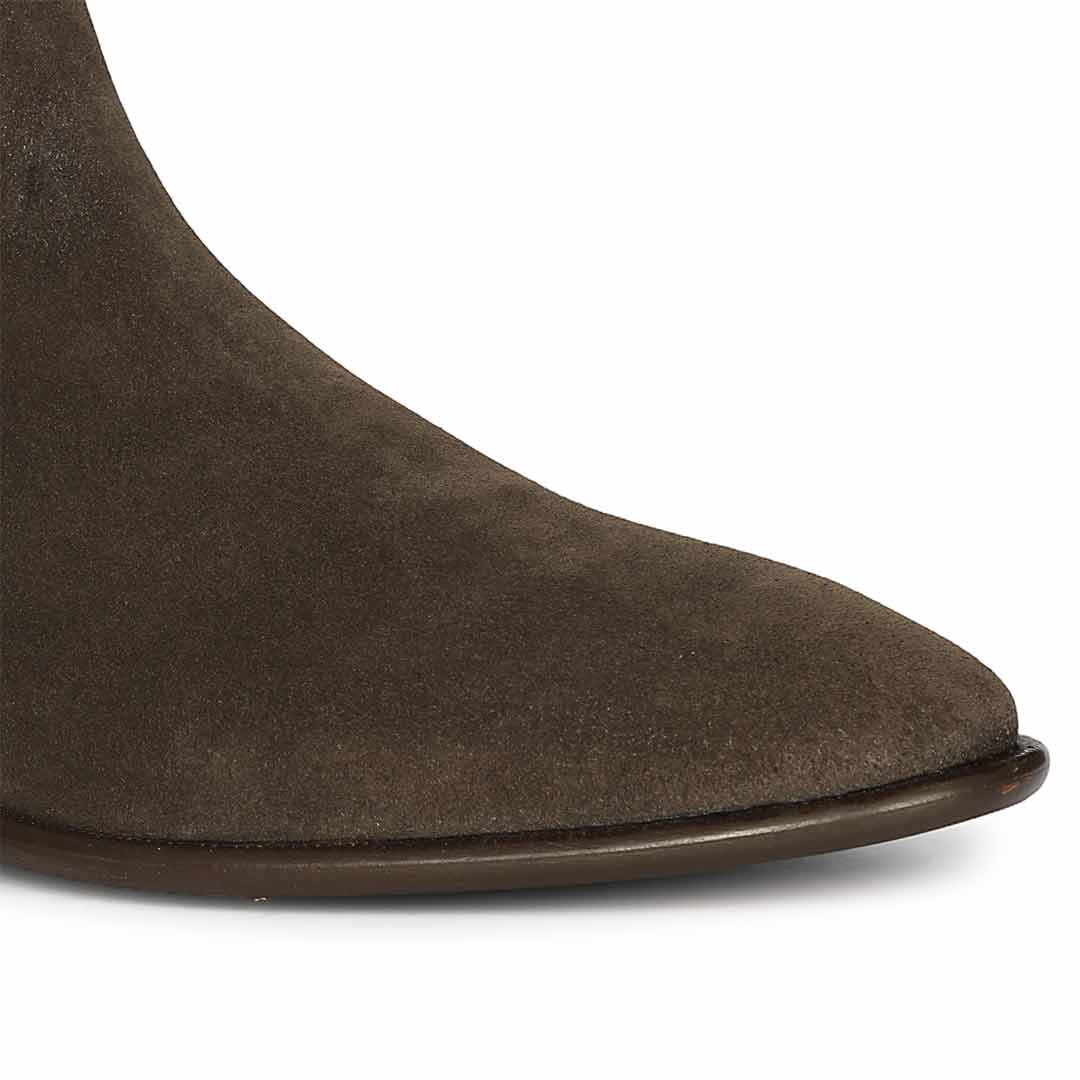 Saint Alfie Brown Suede Leather Handcrafted  Boots