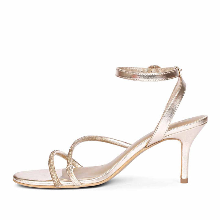 Golden Strass Gold High Heels
