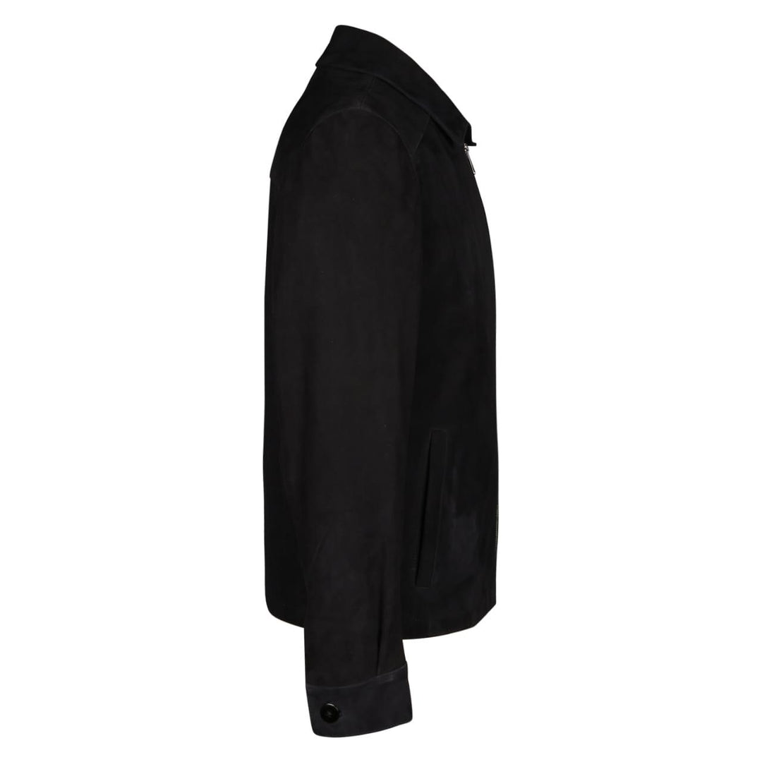 Saint Black Fur Men's Bomber Jacket