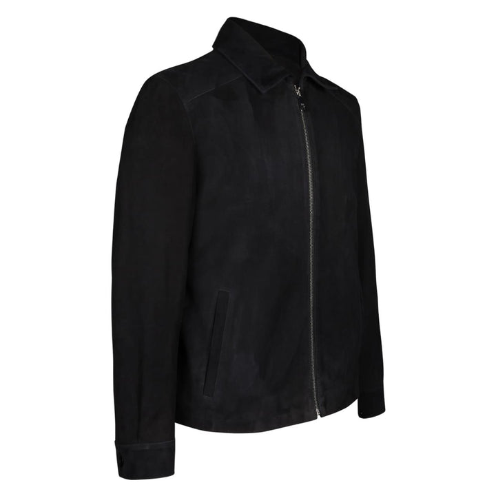 Saint Black Fur Men's Bomber Jacket