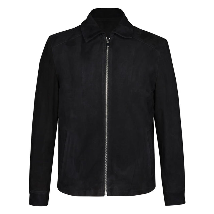 Saint Black Fur Men's Bomber Jacket