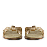 SaintG Womens Platin Leather Sandals