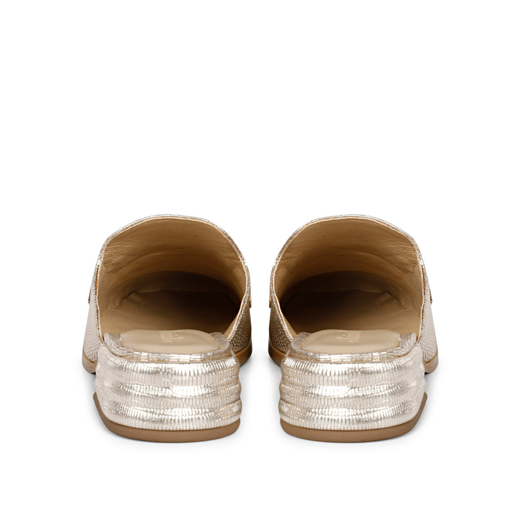 SaintG Womens Platin Leather Sandal