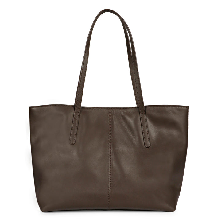 Favore Womens Brown Leather Shoulder Bag