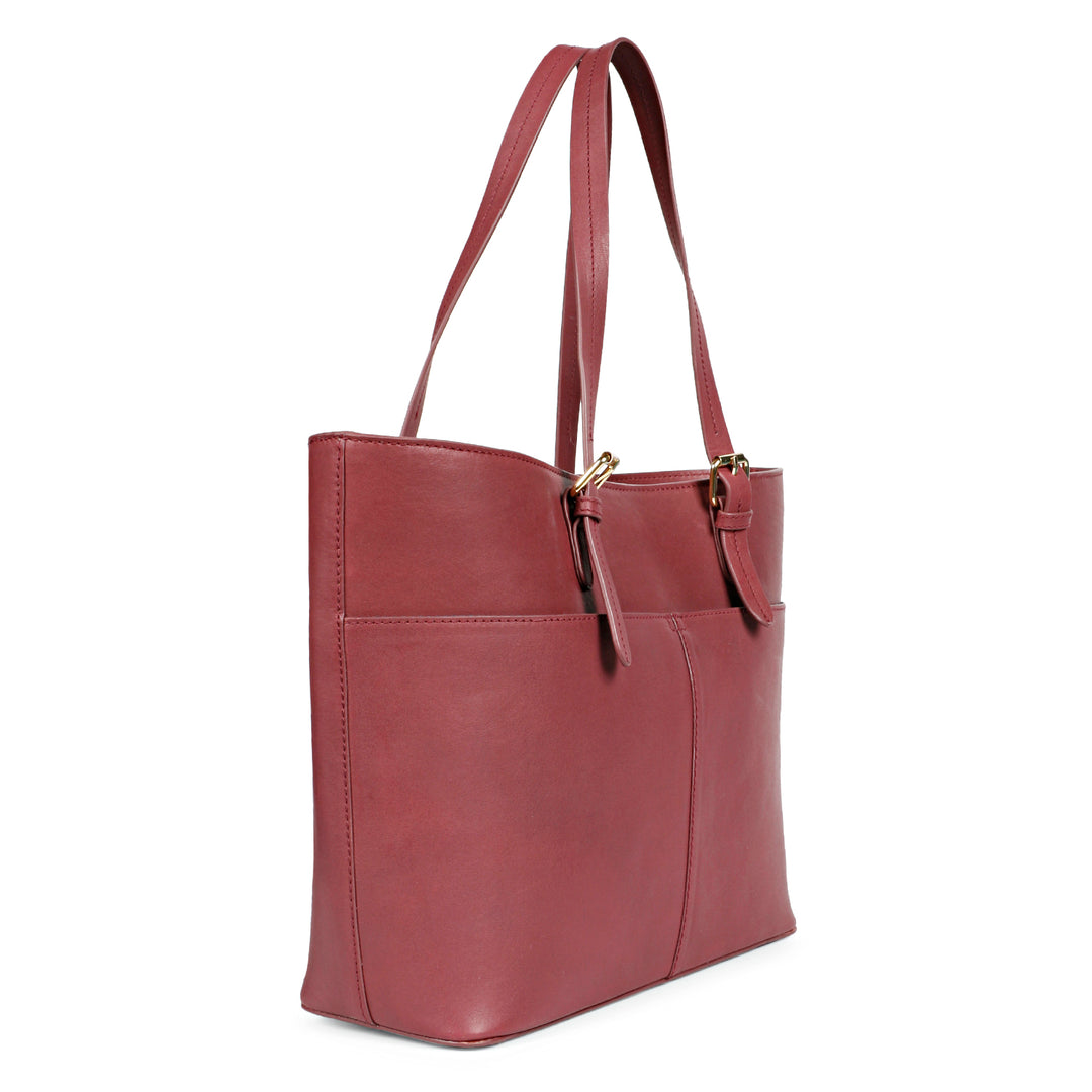Favore Womens Leather Structured Shoulder Bag