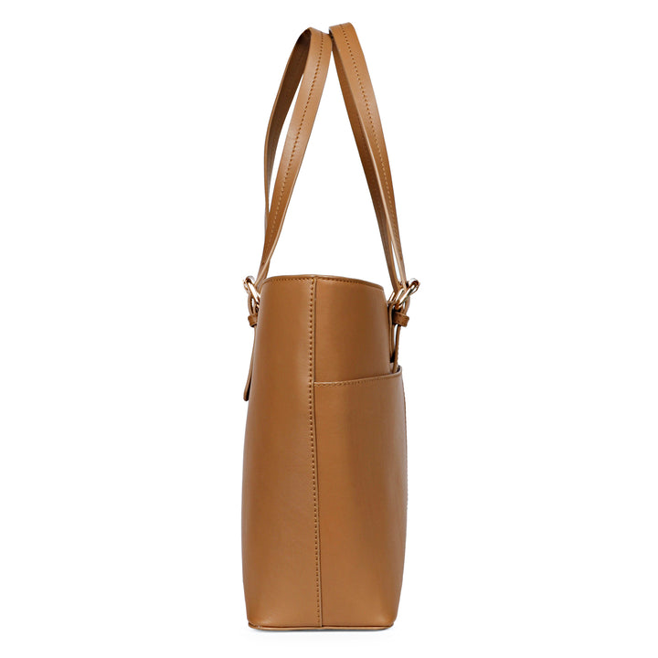 Favore Leather Oversized Structured Shoulder Bag