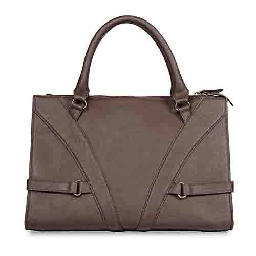 Favore Textured Leather Structured Handheld Bag