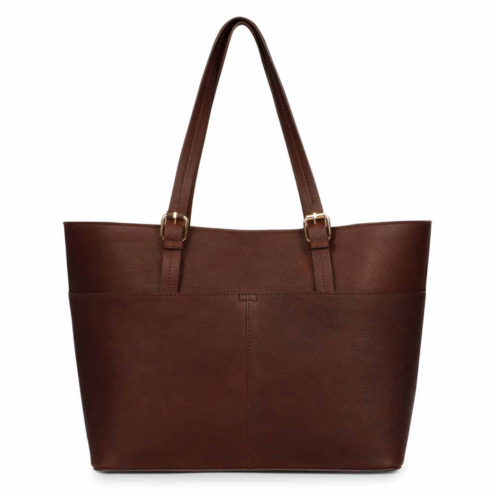 Favore Leather Oversized Shopper Shoulder Bag