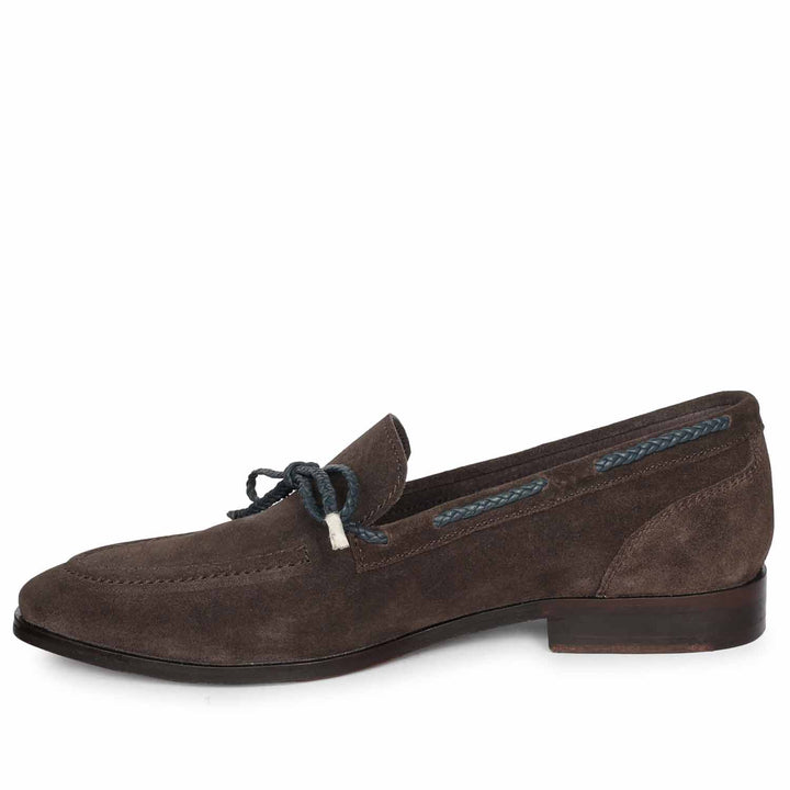Saint Brown Leather Loafers