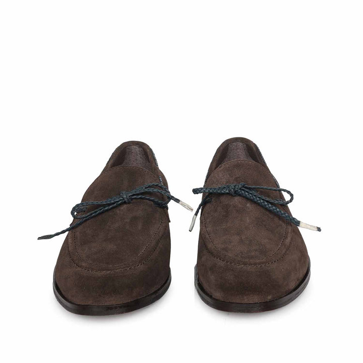 Saint Brown Leather Loafers