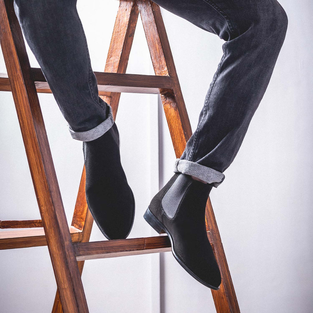 Foot Black Mens Chelsea Boot Men's Legend Chelsea Boot In Black