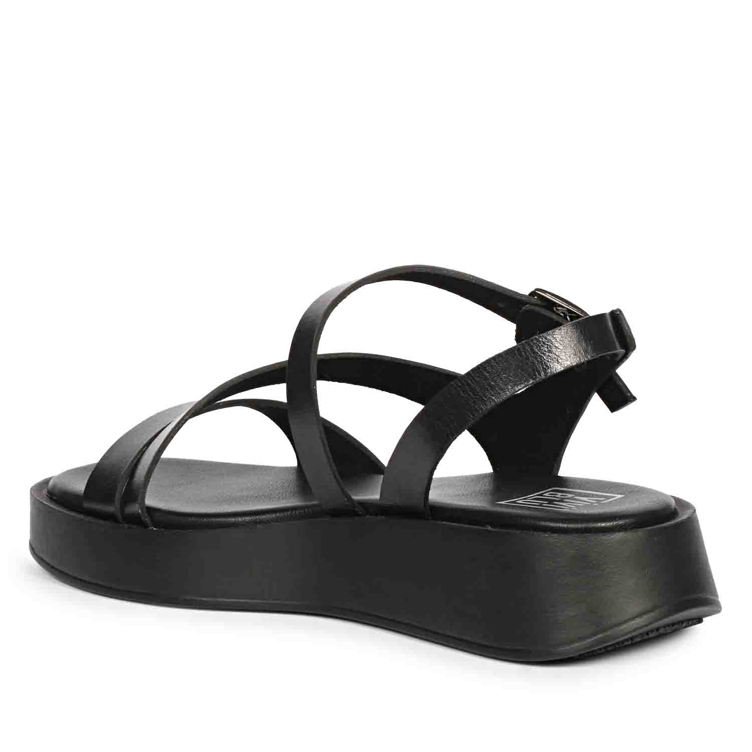 SUBU VAMP PLATFORM BLACK 0：24.0-25.0 ViviBlu Black Leather